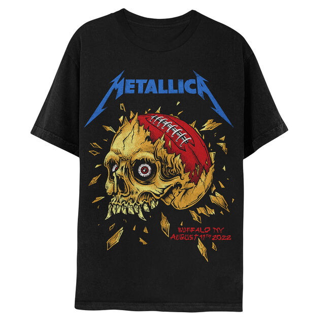 Buffalo Skull Football Event T-Shirt, , hi-res